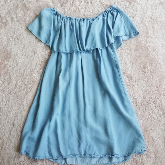 Rue21 Dresses & Skirts - ❗SALE PRICE FIRM❗BLUE OFF THE SHOULDER DRESS